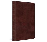 ESV Large Print Thinline Bible, Red Letter (TruTone, Mahogany)