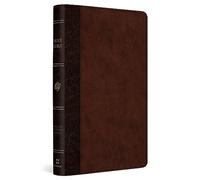 ESV Large Print Thinline Reference Bible (TruTone, Brown/Walnut, Timeless Design): English Standard Version, Brown/Walnut TruTone, Thinline Reference Bible