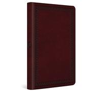 ESV Large Print Value Thinline Bible (TruTone, Mahogany, Border Design)