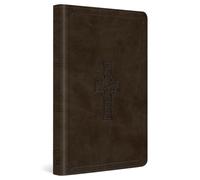 ESV Large Print Value Thinline Bible (TruTone, Olive, Celtic Cross Design)
