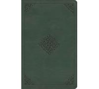 ESV Large Print Value Thinline Bible (TruTone, Quiet Forest, Ornament Design)