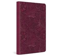 ESV Large Print Value Thinline Bible (TruTone, Raspberry, Floral Design)