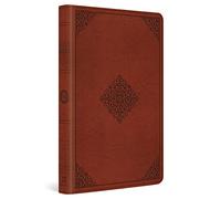 ESV Large Print Value Thinline Bible: English Standard Version, Tan, Value Thinline Bible, Trutone, Ornament Design