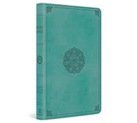 ESV Large Print Value Thinline Bible (TruTone, Turquoise, Emblem Design)