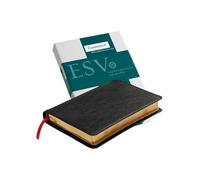 ESV Pitt Minion Reference Edition ES446:XR black goatskin leather