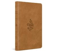 ESV Premium Gift Bible (TruTone, Nubuck Caramel, Wildflower Design)