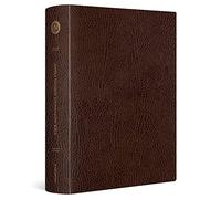 ESV Single Column Journaling Bible, Large Print: English Standard Version, Mocha, Bonded Leather, Single Column Journaling Bible