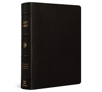 ESV Single Column Journaling Bible, Large Print: Esv Single Column Journaling Bible, Buffalo Leather, Deep Brown