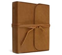 ESV Single Column Journaling Bible (Natural Leather, Brown, Flap with Strap): Esv Single Column Journaling Bible Brown, Flap With Strap