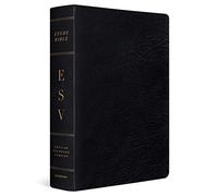 ESV Study Bible, Large Print, Thumb Indexed (Genuine Leather, Black): English Standard Version, Study, Large Print, Genuine Leather, Black
