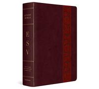 ESV Study Bible, Large Print (TruTone, Mahogany, Trellis Design)