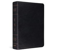 ESV Study Bible, Thumb Indexed (Genuine Leather, Black)