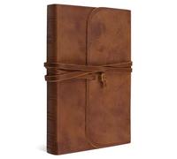 ESV Thinline Bible (Natural Leather, Brown, Flap with Strap)