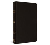 ESV Thinline Bible, Red Letter (Buffalo Leather, Deep Brown)