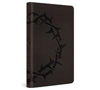 ESV Thinline Bible, Red Letter (TruTone, Charcoal, Crown Design)