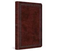 ESV Thinline Bible, Red Letter (TruTone, Mahogany, Border Design)