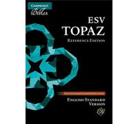 ESV Topaz Reference Edition, Black Goatskin Leather, ES676:XRL