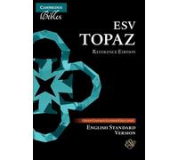 ESV Topaz Reference Edition, Dark Green Goatskin Leather, ES676:XRL