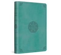 ESV Value Compact Bible, Red Letter (TruTone, Turquoise, Emblem Design)