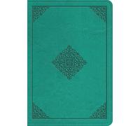 ESV Value Large Print Compact Bible TruTone, Teal, Ornament: English Standard Verson Value, Teal, Trutone, Ornament Design