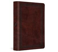 ESV Value Large Print Compact Bible (TruTone, Mahogany, Border Design): English Standard Version, Mahogany, Trutone, Border, Value Bible