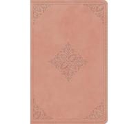 ESV Vest Pocket New Testament with Psalms and Proverbs, Red Letter (TruTone, Blush Rose, Fleur-de-lis Design)