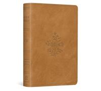 ESV Vest Pocket New Testament with Psalms and Proverbs, Red Letter (TruTone, Nubuck Caramel, Wildflower Design)