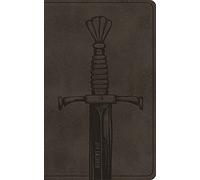 ESV Vest Pocket New Testament with Psalms and Proverbs, Red Letter (TruTone, Silver, Sword Design)