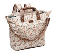 ESVAN Diaper Tote Bag Totepack Backpack Crossbody Bag 3 in 1 for Women Laptop Backpack Multifunctional with Insulated Pockets (Corduroy Fawn)