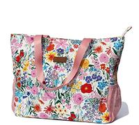 ESVAN LARGE BEACH BAG Water Resistant Lightweight 20 inch Women Oversize Tote Bag for Gym Beach Travel Pool Yoga Nurse, A6, XL