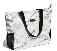 ESVAN LARGE BEACH BAG Water Resistant Lightweight 20 inch Women Oversize Tote Bag for Gym Beach Travel Pool Yoga Nurse, A2, XL