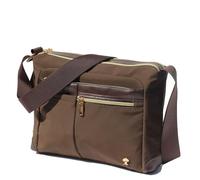 ESVAN Nylon Crossbody Bag For Women Waterproof Lightweight Casual Multi Pockets Shoulder Handbag Purse, Brown1