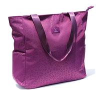 ESVAN Original Floral Water Resistant Large Tote Bag Shoulder Bag for Gym Beach Travel Daily Bags Upgraded, [A] C, L