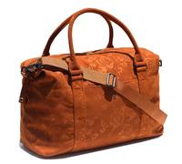 ESVAN Travel Tote Duffel Gym Bag,Weekender Overnight Carry-on Tote Crossbody Bag with Wet Pocket and Trolley Sleeve Upgraded, Corduroy Brown Rose, Fashion