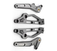 ESWQES for MSX125 Grom 2012 2013 2014 2015 2016 CNC Adjustable Gear Shift Shifter Lever + Wing Motorcycle Rearset Foot Peg Shifters Levers