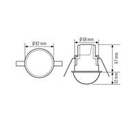 ESYLUX Compact Express Motion Sensor Element - EP10510755