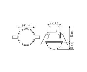ESYLUX Compact Express Motion Sensor Element - EP10510755