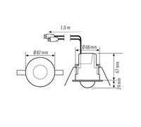 ESYLUX Compact Express Motion Switch (Complete) - EP10510717