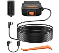 eSynic 11.5ft/3.5M Dashcam Hard Wiring Kit USB C to OBD | With an A8-B8 Adapter Cable |Low Voltage Protection |Acc Mode|24HRS Parking Surveillance|12V-36V Car to 5V for Dash Cam GPS