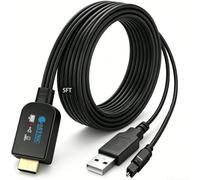 eSynic 192khz HDMI eARC/ARC to Optical Audio Extractor Cable Plug & Play