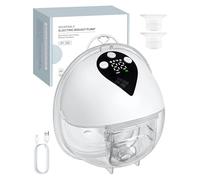 eSynic 1PACK Hand Free Wearable Breast Pump with 27/24/21mm Flange BPA Free