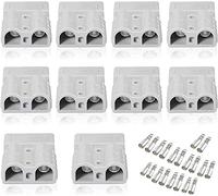 eSynic 50Amp 600V 10Pcs Battery Connector Quick for Anderson Plug