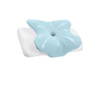 eSynic Cervical Memory Foam Pillow for Neck Pain for Side, Back Sleeper | 11cm&13cm High, Removable Breathable Pillowcase, Cooling Butterfly Slow-Rebound Memory Foam Neck Pillow, Shape-Retaining