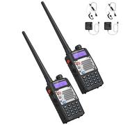 eSynic uv5r Professional 5W Walkie Talkies Rechargeable UV-5R Radio Walkie Talkies Dual Band VHF/UHF Clear Calls Long Range 2 Way Radio with LED Display 128CH Supports VOX FM Functions for In&Outdoor