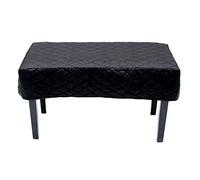 ESYUEL Piano Stool Chair Bench Cover with Quilted Diamond Pattern 29.9x14.2in for Piano Dual Seat Bench Universal (29.9x14.2in, Black)