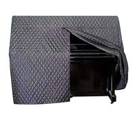 ESYUEL Upright Piano Cover - Waterproof, Quilted Diamond Pattern, Fits Standard Sizes - Black