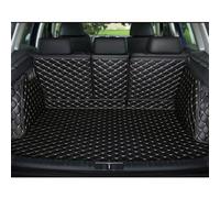 ESZXGVFK Car Trunk Liner for Genesis GV80 2021-2025,Boot Mat Protector Guard Tray Full Coverage Non-Slip Washable Interior Accessories,A1-Black with beige line