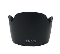 ET-60II Lens Hood 55mm ET60II Cover Cap Suitable for 55-250MM 75-300MMIIIUSM 90-300MMIIIUSM Shield Sun-flare Camera Gear Hood Cap