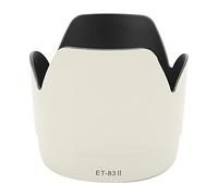 Et-83ii Lens Hood for Ef 70-200mm F/2.8l USM Lens Sun Shade Replacement | White Lens Hood Reversible Tulip Shade Protector, Matte Finish Anti-Glare, Reduces Flare & Ghosting