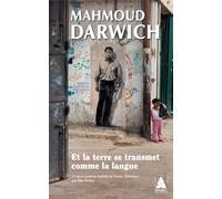 Et la terre se transmet comme la langue: et autres poèmes